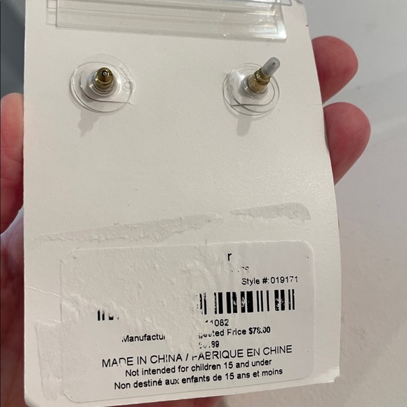 Lilly Pulitzer Plumes In Bloom Convertible Earrings nwt - Picture 4 of 4